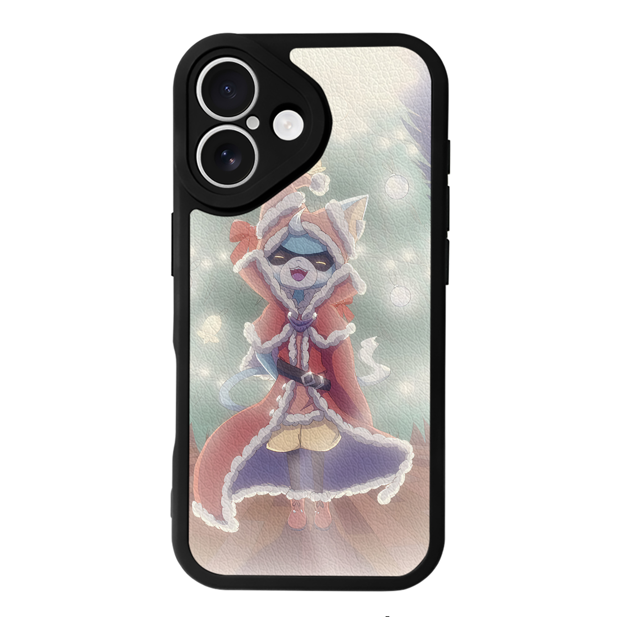 （画像用） 妖怪ウォッチ Yo-kai Watch 【iPhone 16シリーズ対応】シリコンスマホケース（レザー調） 材質：シリコン